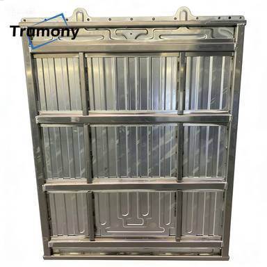 ESS 1P48S 314 Cell Aluminum Liquid Cooling Plate With Integrated Steel Frame